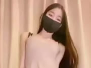 Máscaras asiáticas Chica Striptease