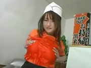 Japanese Food Waitress Mutou Kurea