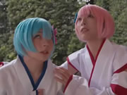 CSCT-005 Miku Abeno and Rika Mari Outdoor Blowjobs