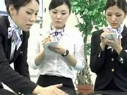 Japan Stewardess Demonstrates Proper Cpr Procedures