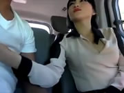 Chica coreana BJ Streaming Car Sex With Step